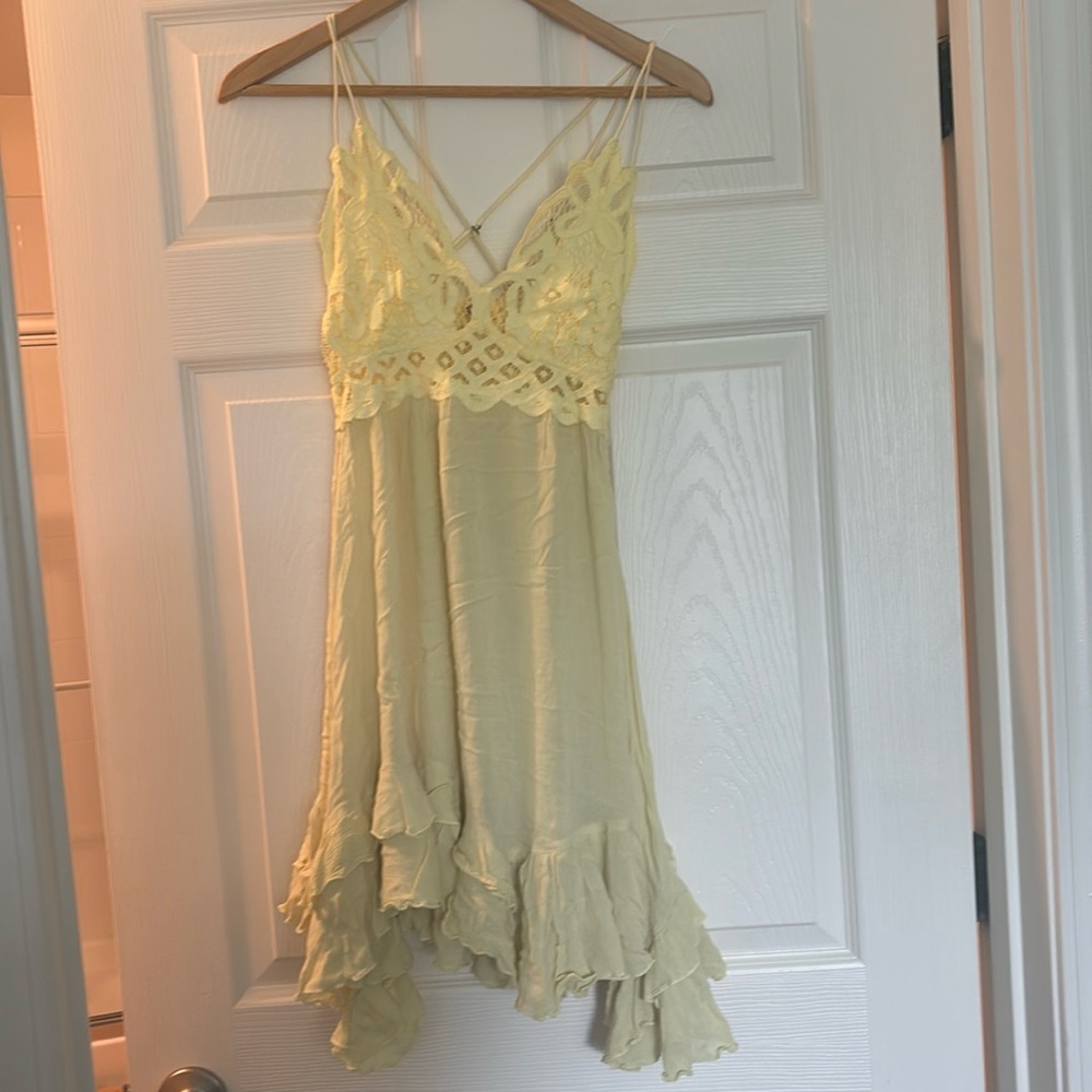 Free People Yellow Sundress